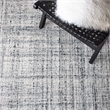 Safavieh Abstract 4' X 6' Handmade Rug in Gray and Black