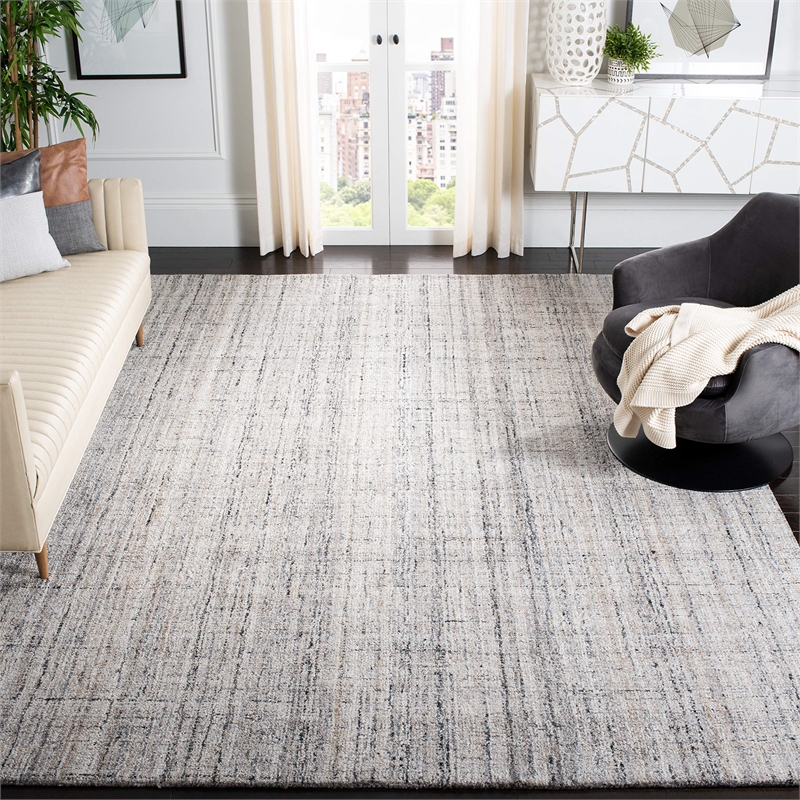 Safavieh Abstract 8' X 10' Handmade Rug in Camel and Black