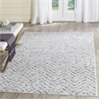 Safavieh Adirondack 4' X 6' Power Loomed Rug in Ivory and Charcoal