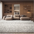 Safavieh Adirondack 8' X 10' Power Loomed Rug in Ivory and Charcoal