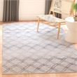 Safavieh Adirondack 6' X 9' Power Loomed Rug in Silver and Charcoal