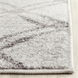 Safavieh Adirondack 9' X 12' Power Loomed Rug in Silver and Charcoal