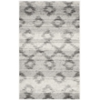 Safavieh Adirondack 3' X 5' Power Loomed Rug in Silver and Charcoal