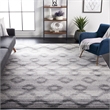 Safavieh Adirondack 8' X 10' Power Loomed Rug in Silver and Charcoal