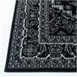Safavieh Adirondack 4' Square Power Loomed Rug in Red and Black