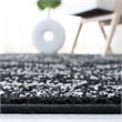 Safavieh Adirondack 4' Square Power Loomed Rug in Red and Black