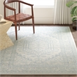 Safavieh Adirondack 4' X 6' Power Loomed Rug in Ivory and Slate