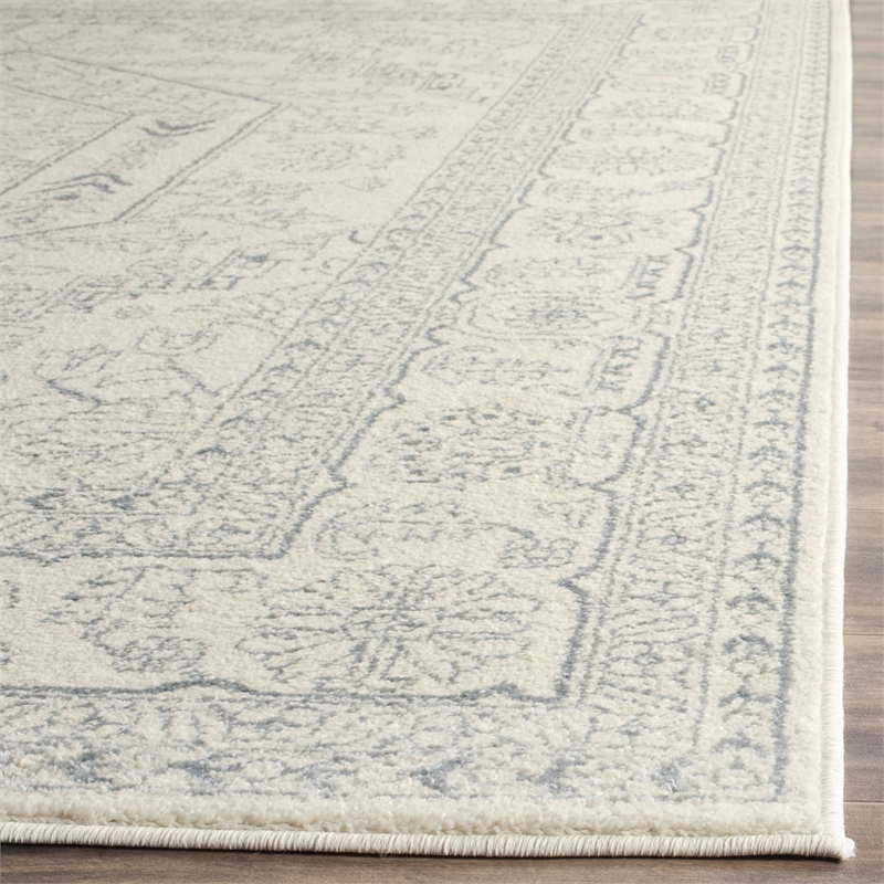 Safavieh Adirondack 6' X 9' Power Loomed Rug in Ivory and Slate