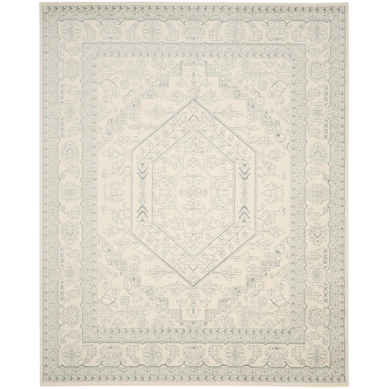 Safavieh Adirondack 8' X 10' Power Loomed Rug in Ivory and Slate