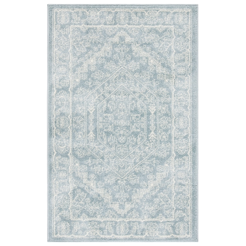 Safavieh Adirondack 3' X 5' Power Loomed Rug in Slate and Ivory
