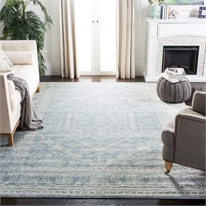 Safavieh Adirondack 9' X 12' Power Loomed Rug in Slate and Ivory