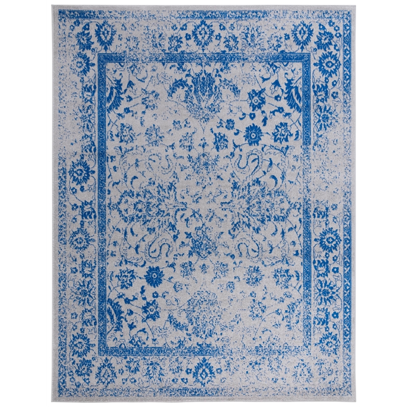 Safavieh Adirondack 11' X 15' Power Loomed Rug in Gray and Blue