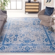 Safavieh Adirondack 11' X 15' Power Loomed Rug in Gray and Blue
