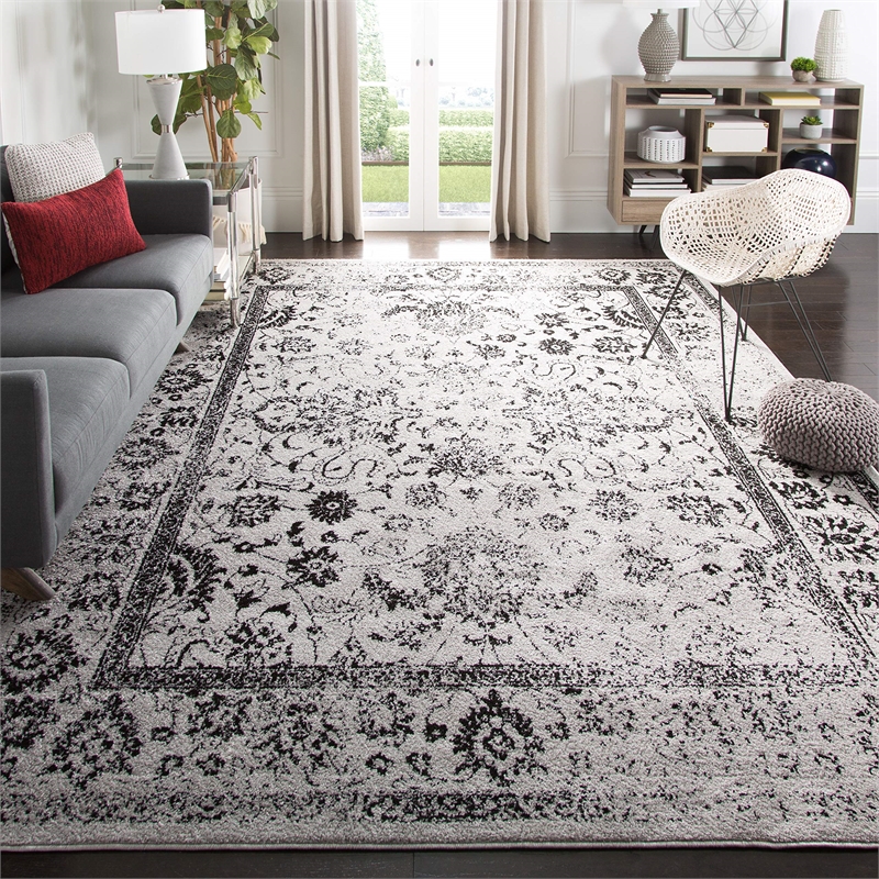 Safavieh Adirondack 12' X 18' Power Loomed Rug in Gray and Blue