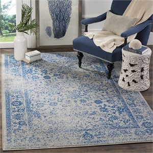 Safavieh Adirondack 6' X 9' Power Loomed Rug in Gray and Blue