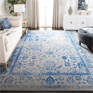 Safavieh Adirondack 6' Square Power Loomed Rug in Gray and Blue