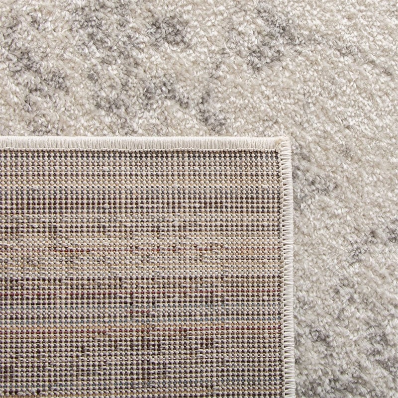 safavieh adirondack 11' x 15' power loomed rug in ivory and silver