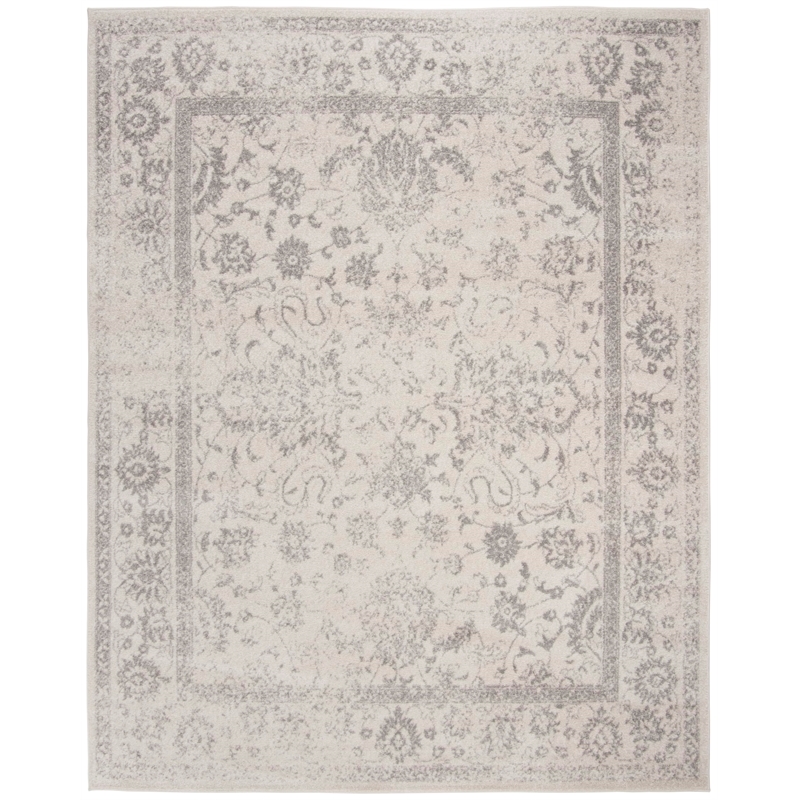 Safavieh Adirondack 12' X 18' Power Loomed Rug in Ivory and Silver