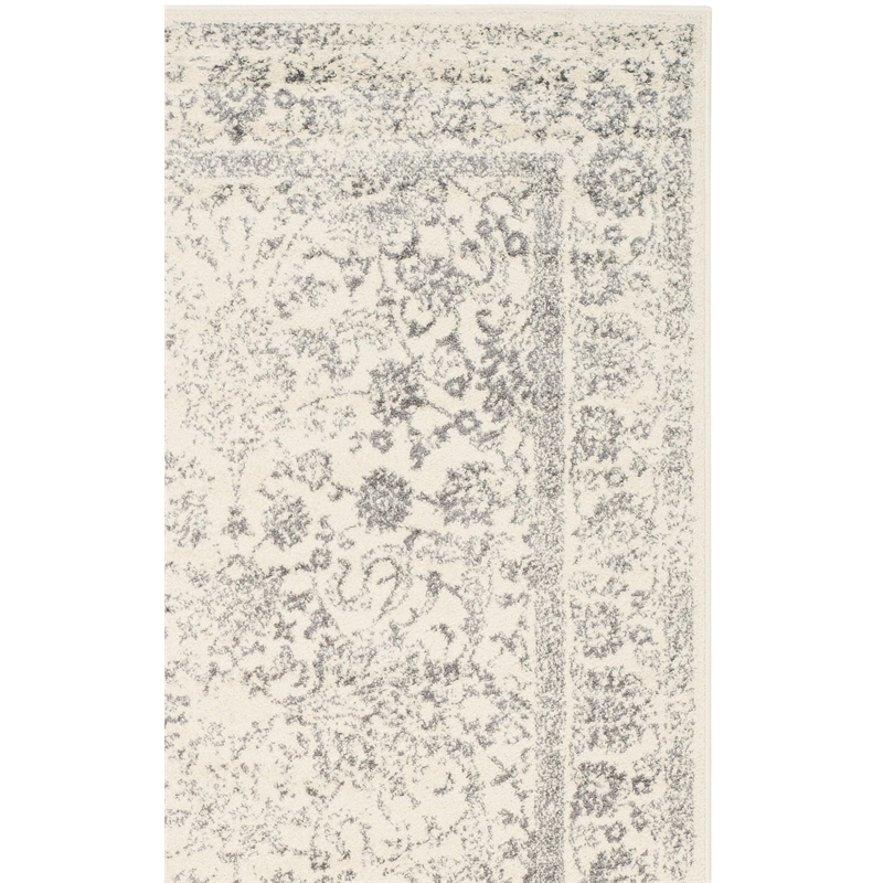 Safavieh Adirondack 8' X 10' Power Loomed Rug in Ivory and Silver