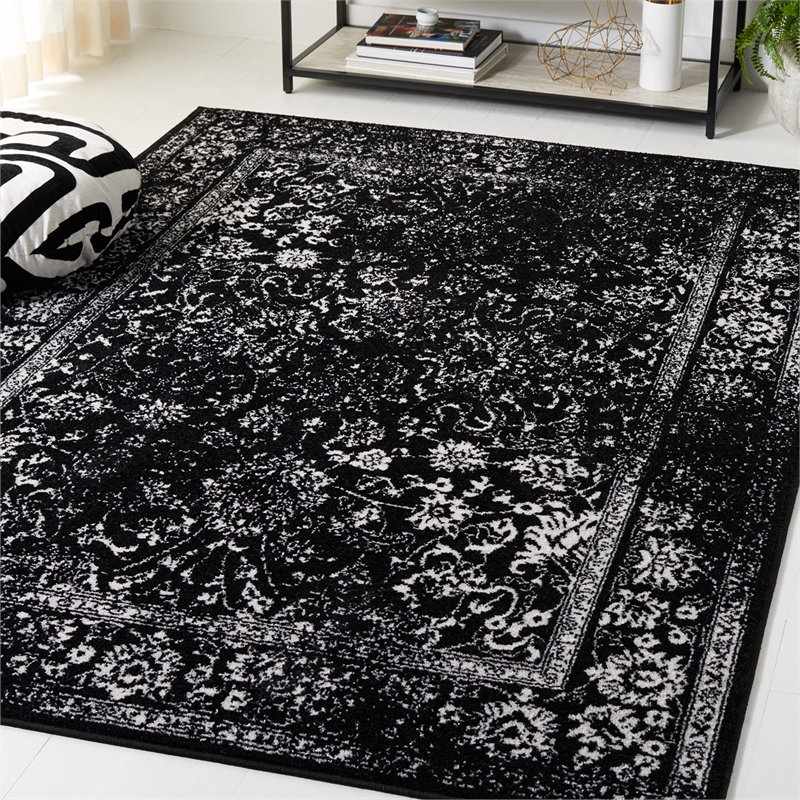 Safavieh Adirondack 3' X 5' Power Loomed Rug in Ivory and Slate
