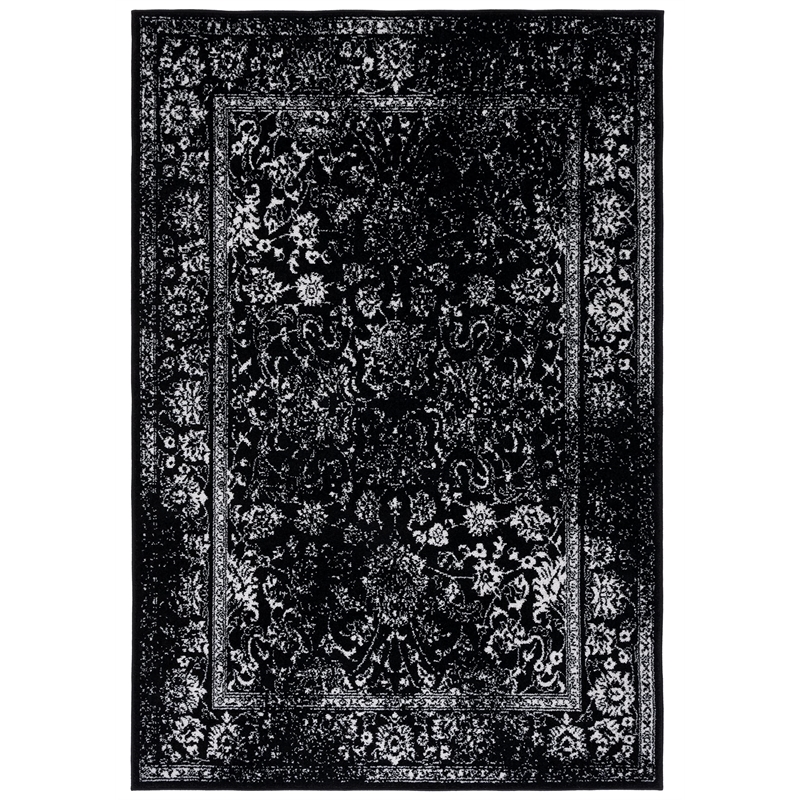 Safavieh Adirondack 3' X 5' Power Loomed Rug in Ivory and Slate