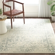 Safavieh Adirondack 4' X 6' Power Loomed Rug in Ivory and Slate