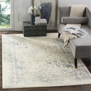 Safavieh Adirondack 5'1&quot X 7'6&quot Power Loomed Rug in Ivory and Slate