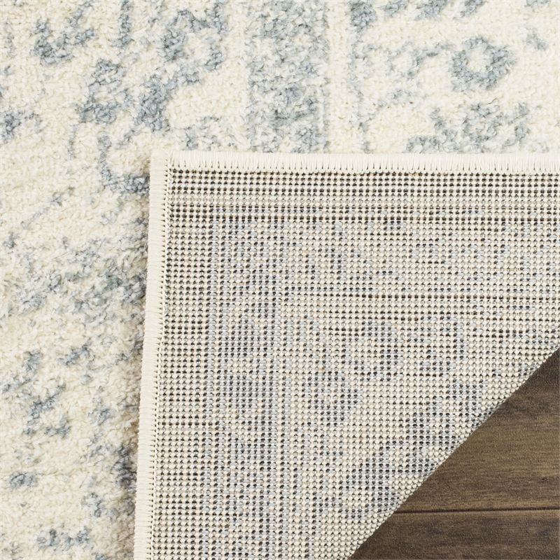 Safavieh Adirondack 6' X 9' Power Loomed Rug in Ivory and Slate