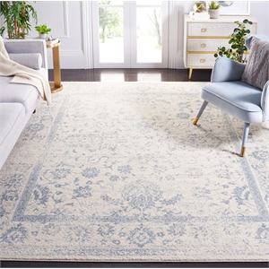 Safavieh Adirondack 9' X 12' Power Loomed Rug in Ivory and Slate