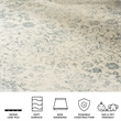 Safavieh Adirondack 9' X 12' Power Loomed Rug in Ivory and Slate