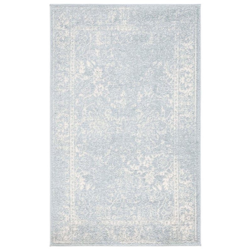 Safavieh Adirondack 3' X 5' Power Loomed Rug in Slate and Ivory