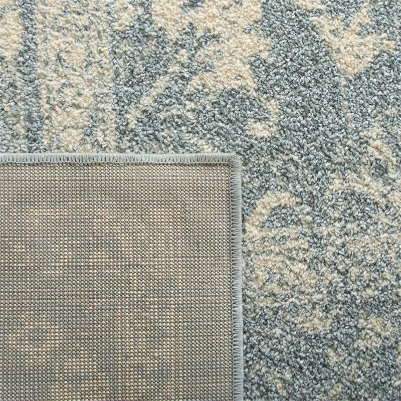 Safavieh Adirondack 4' X 6' Power Loomed Rug in Slate and Ivory