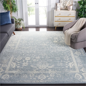 Safavieh Adirondack 9' X 12' Power Loomed Rug in Slate and Ivory