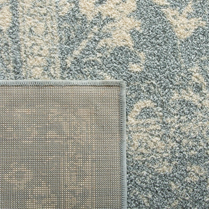 Safavieh Adirondack 9' X 12' Power Loomed Rug in Slate and Ivory