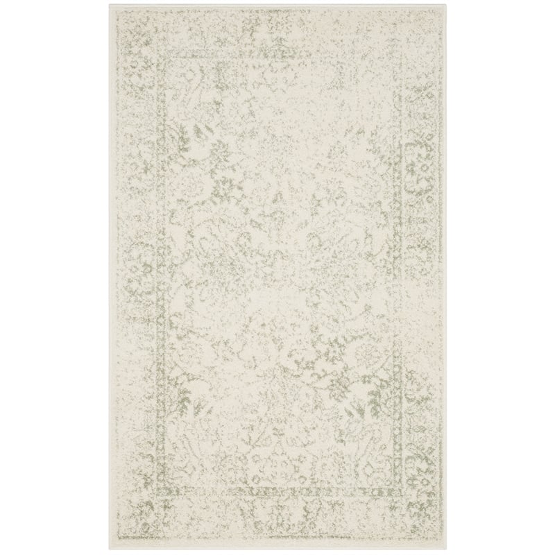 Safavieh Adirondack 3' X 5' Power Loomed Rug in Ivory and Sage