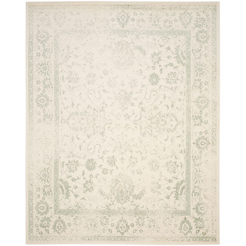 Safavieh Adirondack 9' X 12' Power Loomed Rug in Ivory and Sage
