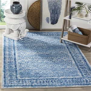 Safavieh Adirondack 6' X 9' Power Loomed Rug in Silver and Blue