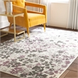 Safavieh Adirondack 3' X 5' Power Loomed Rug in Ivory and Purple