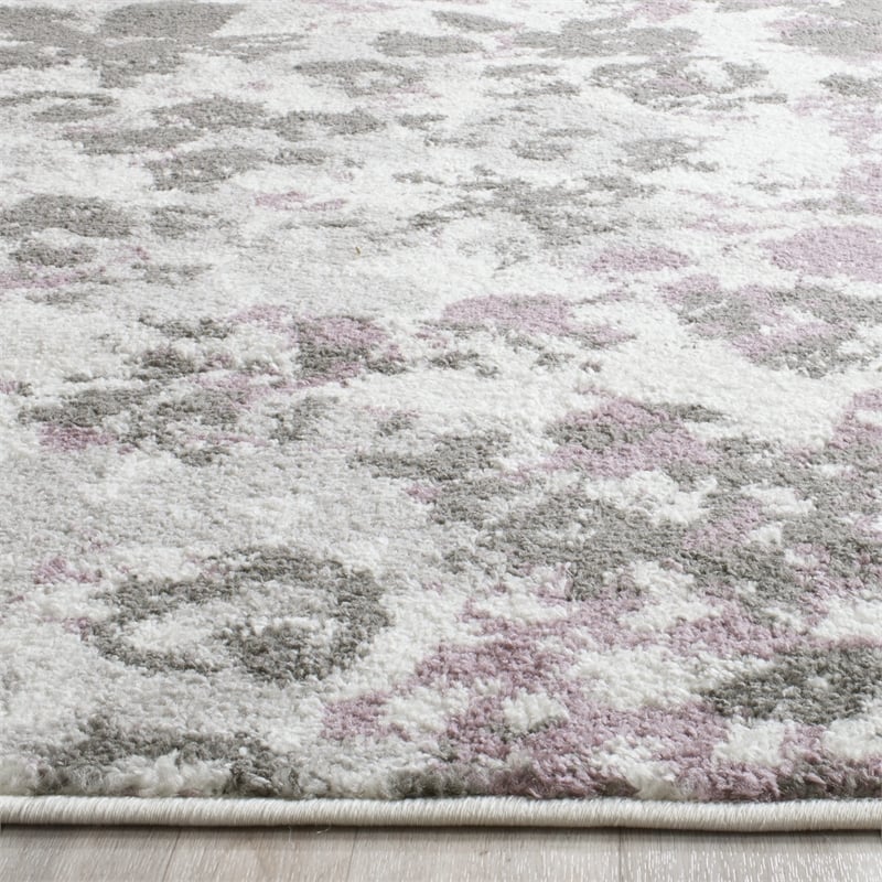 Safavieh Adirondack 3' X 5' Power Loomed Rug in Ivory and Purple