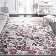 Safavieh Adirondack 8' X 10' Power Loomed Rug in Ivory and Purple
