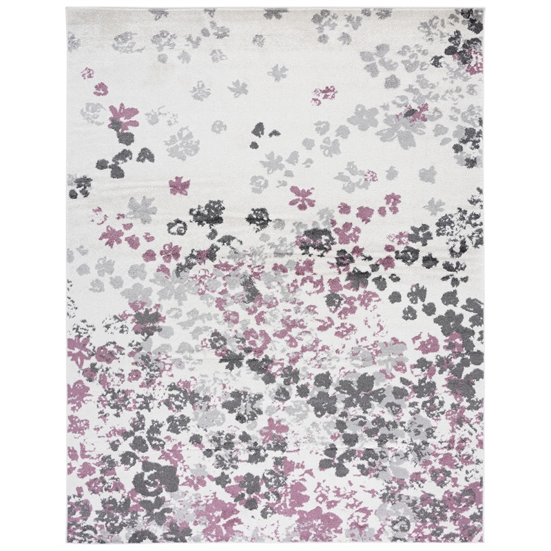 Safavieh Adirondack 8' X 10' Power Loomed Rug in Ivory and Purple