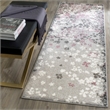 Safavieh Adirondack 3' X 5' Power Loomed Rug in Light Gray and Purple