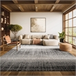 Safavieh Adirondack 8' X 10' Power Loomed Rug in Silver and Black
