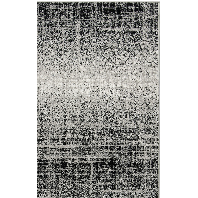 Safavieh Adirondack 8' X 10' Power Loomed Rug in Silver and Black