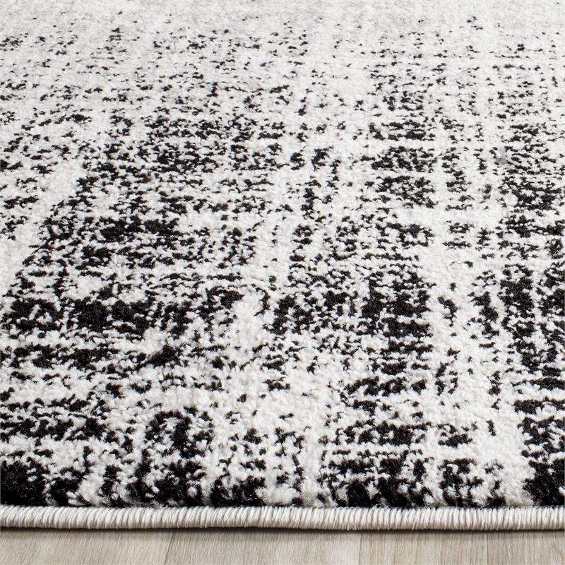 Safavieh Adirondack 3' X 5' Power Loomed Rug in Ivory and Silver