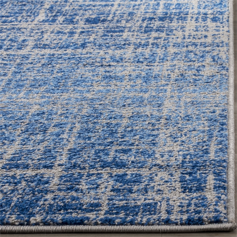 Safavieh Adirondack 3' X 5' Power Loomed Rug in Blue and Silver