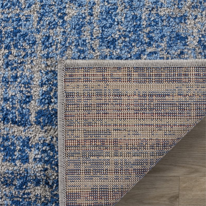 Safavieh Adirondack 3' X 5' Power Loomed Rug in Blue and Silver