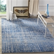 Safavieh Adirondack 4' X 6' Power Loomed Rug in Blue and Silver