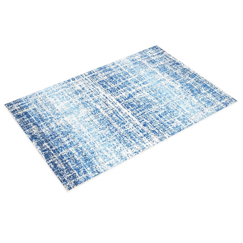 Safavieh Adirondack 4' X 6' Power Loomed Rug in Blue and Silver