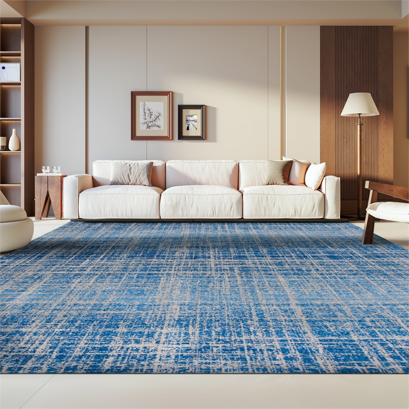 Safavieh Adirondack 8' X 10' Power Loomed Rug in Blue and Silver